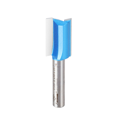 Fresatura a doppio flauto Bits di router a taglio retto due bordi 1/2 pollice Bits di router abbreviati