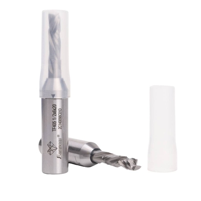 Carburo affilato ISO9001 TCT fresatura a fusto retto 1/2 × 6 mm × 20 mm