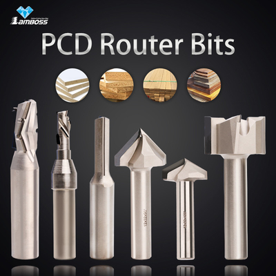 Bits di router PCD personalizzabili per materiali in legno