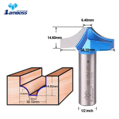 Lamboss Open End Engraving Router Bit di scultura per la lavorazione del legno
