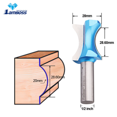 Lamboss Router di legno Bits Convex Edge Router Bit per utensili per la lavorazione del legno Fresaio
