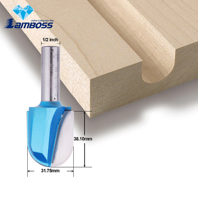 Lamboss Noso rotondo Bit 6/8/12.7mm Legno profondo Bits di incisione rotondo rotolo