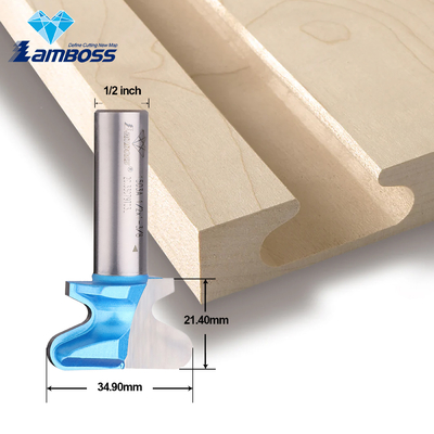 Lamboss End Mill Router Bit For Wood Dovetail Router Bit Un doppio dito bit