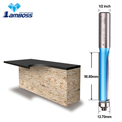 Lamboss Straight Flute Router Bit con cuscinetto di 1/2
