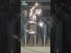 Due rotatori di flauto, fori di carburo di flauto anti-corrosivo.